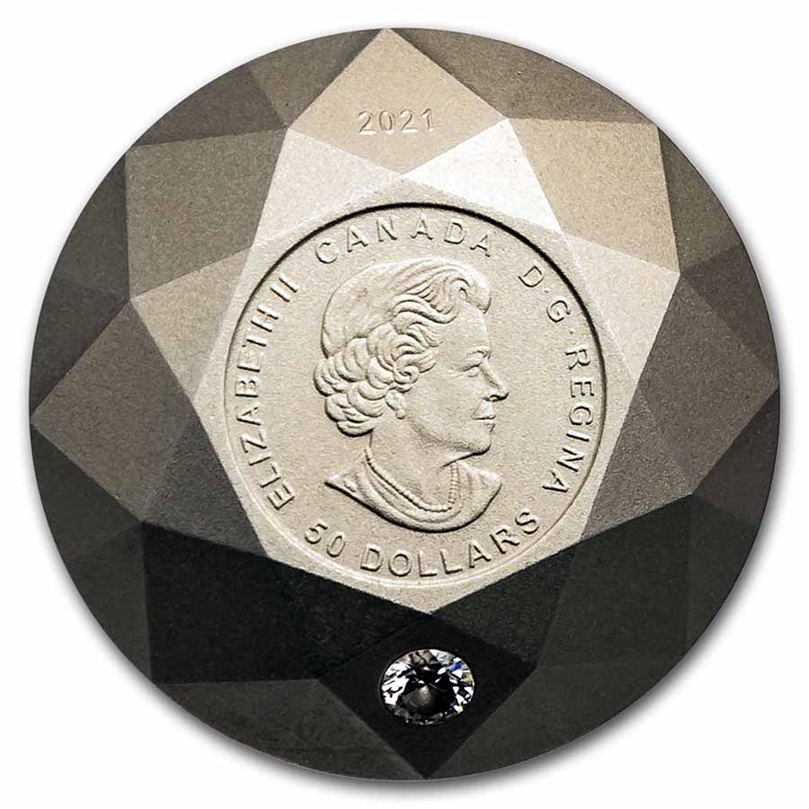 Buy 2021 Canada Silver $50 Diamond-Shaped Forevermark ? Diamond