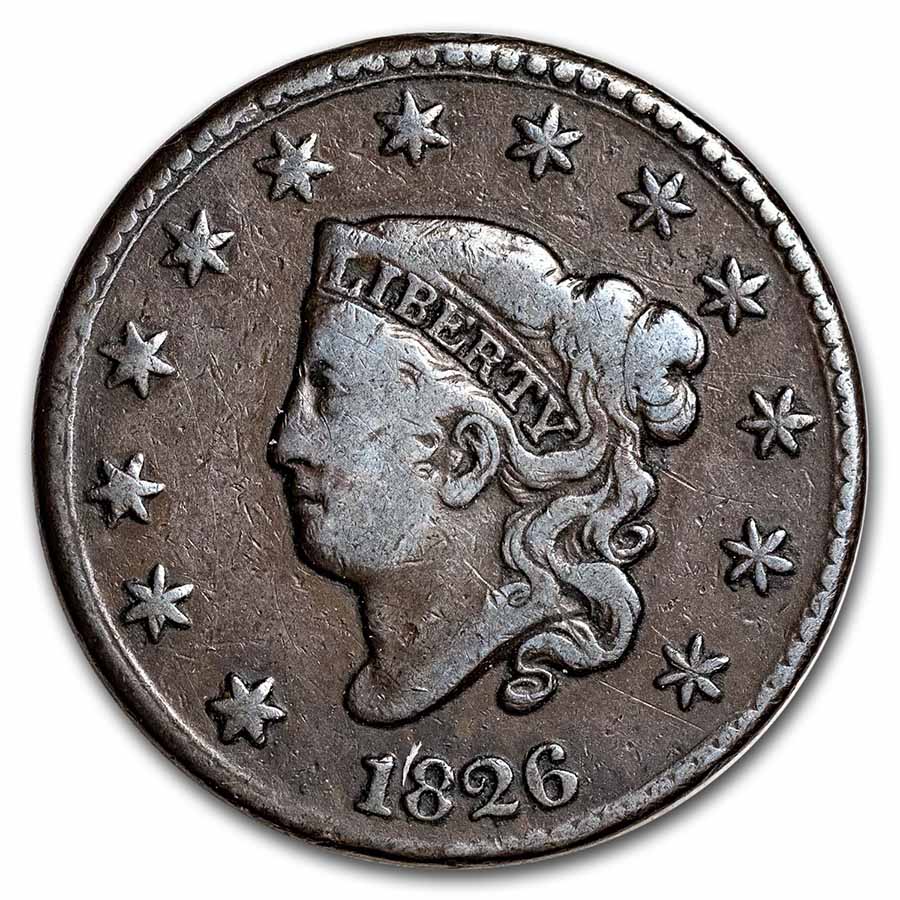 Buy 1826 Large Cent VF - Click Image to Close