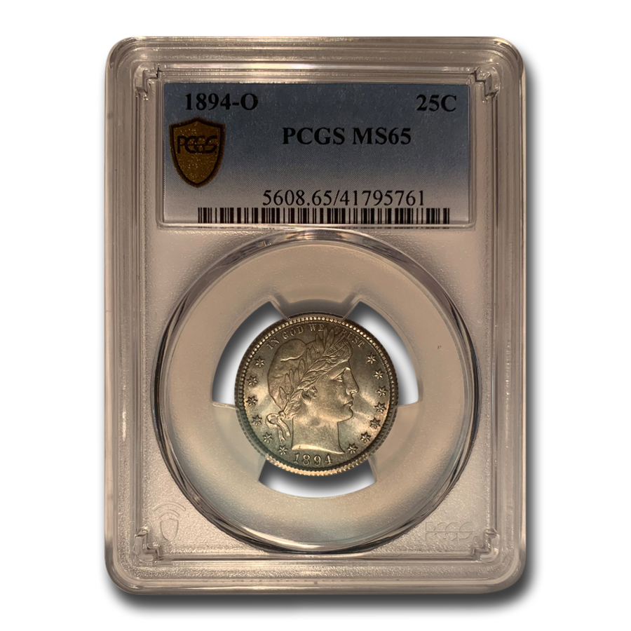 Buy 1894-O Barber Quarter MS-65 PCGS