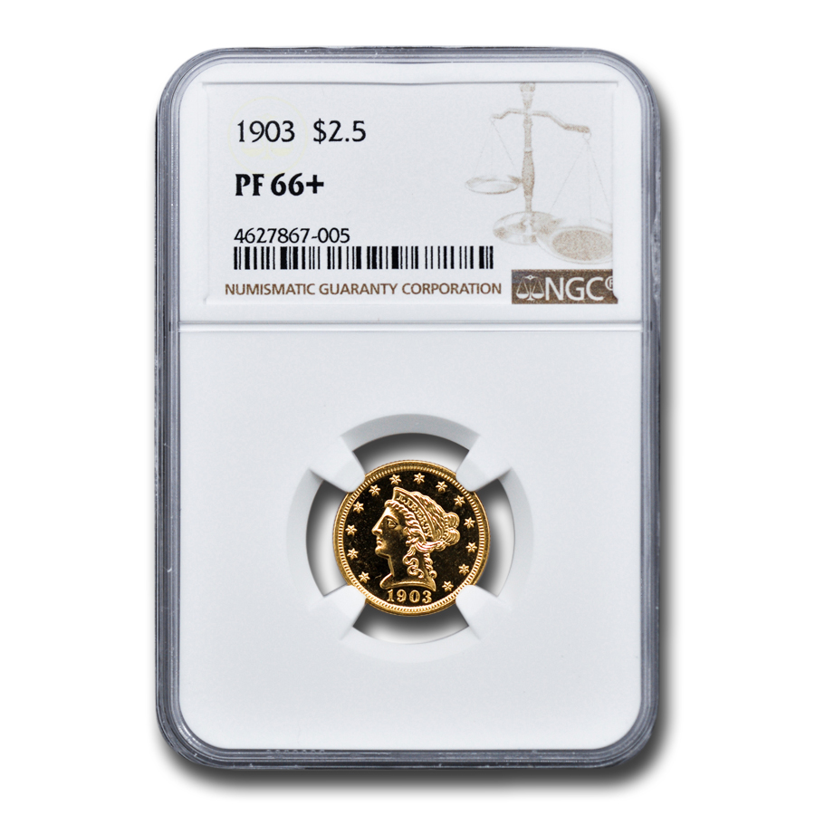 Buy 1903 $2.50 Liberty Gold Quarter Eagle PF-66+ NGC
