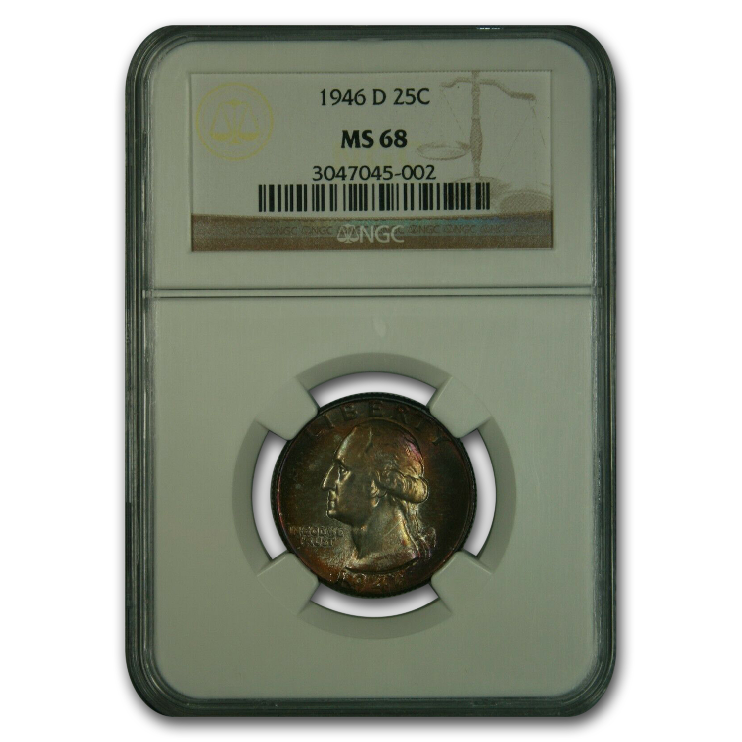 Buy 1946-D Washington Quarter MS-68 NGC - Click Image to Close