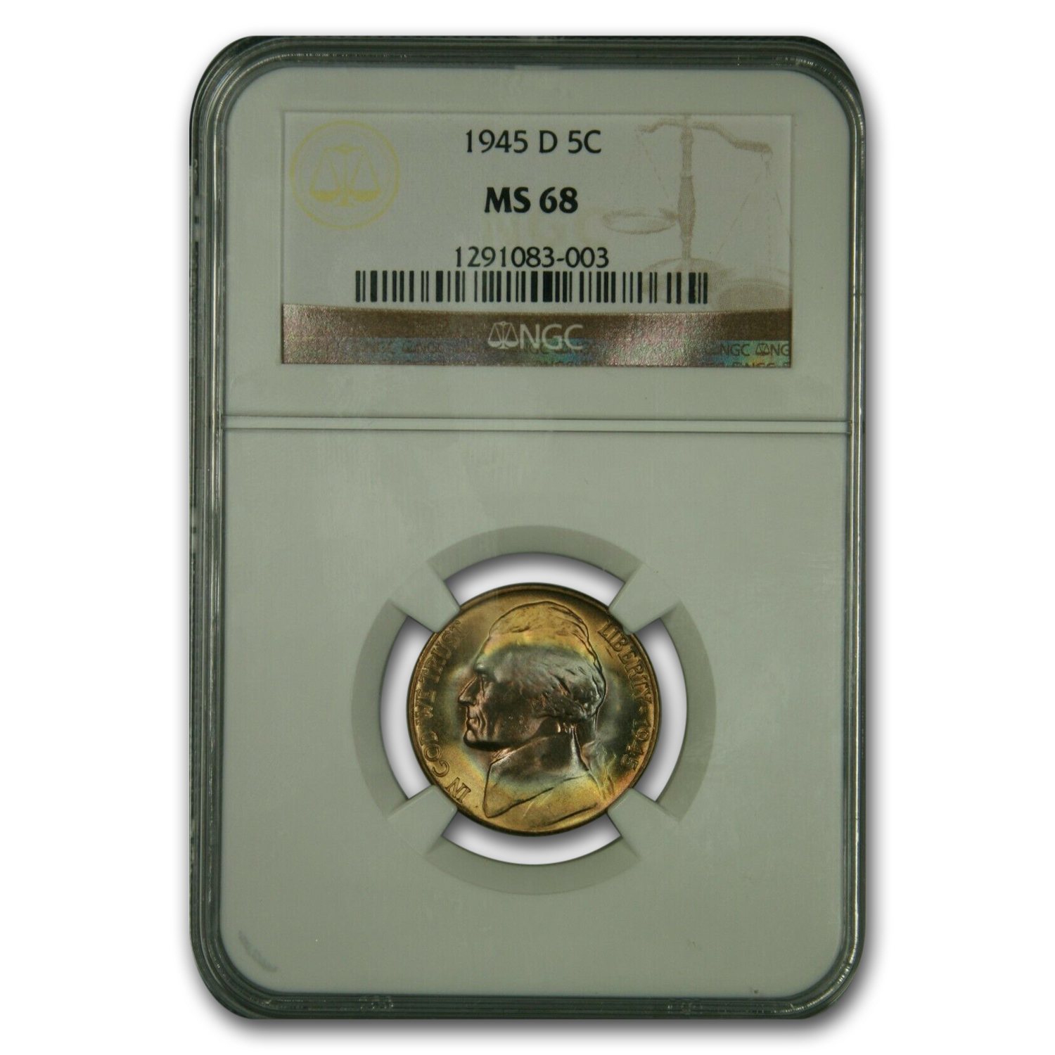 Buy 1945-D Jefferson Nickel MS-68 NGC