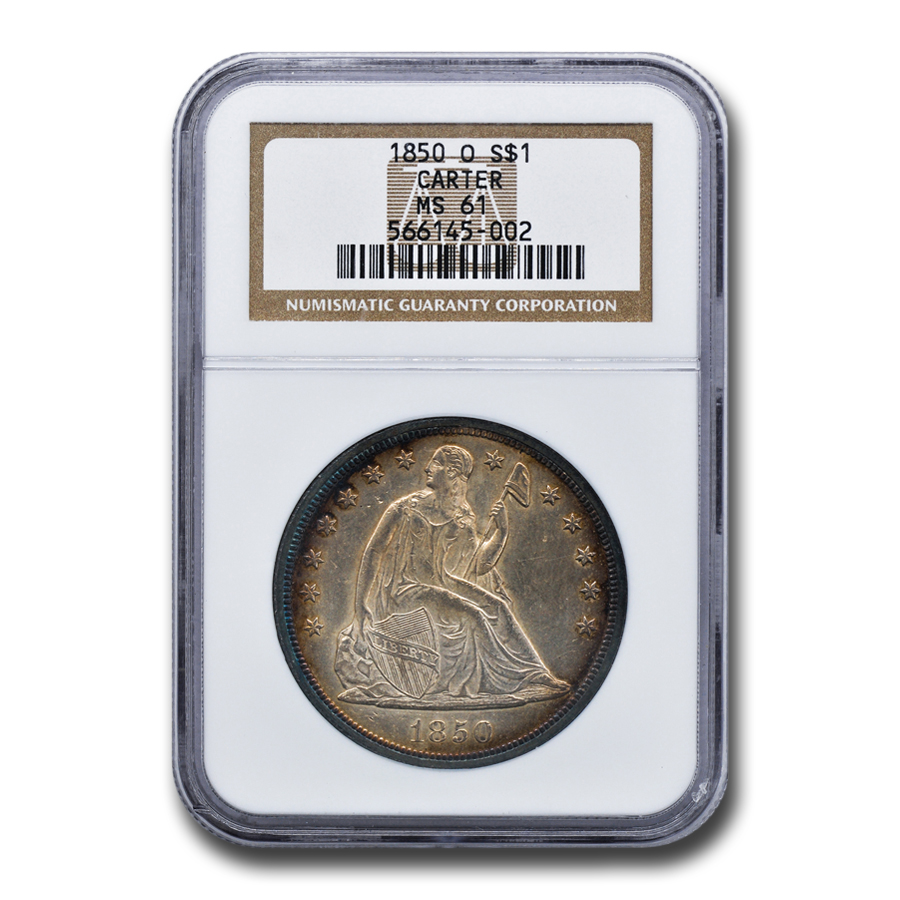 Buy 1850-O $1 Liberty Seated Dollar MS-61 NGC (CARTER) - Click Image to Close