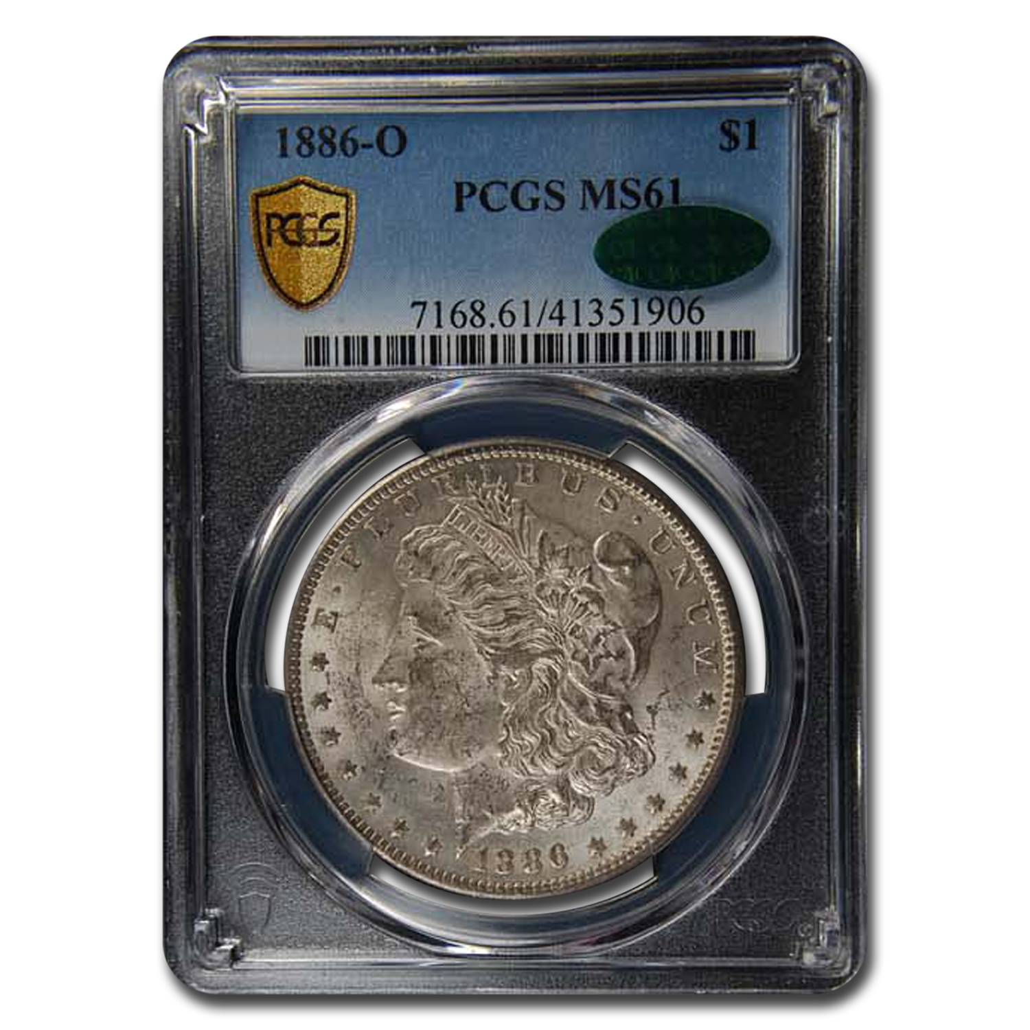 Buy 1886-O Morgan Dollar MS-61 PCGS CAC