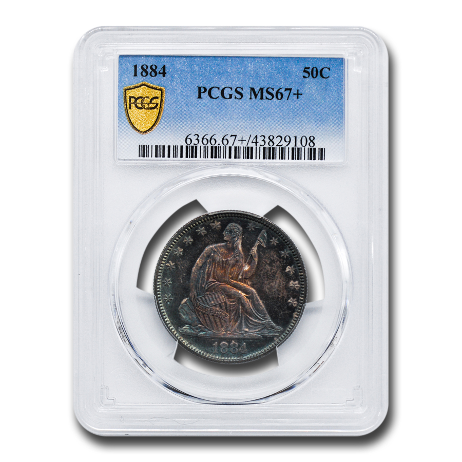 Buy 1884 Liberty Seated Half Dollar MS-67+ PCGS