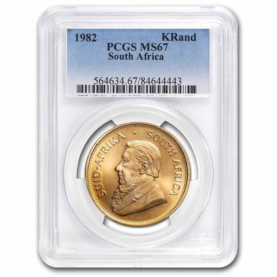 Buy 1982 South Africa 1 oz Gold Krugerrand MS-67 PCGS