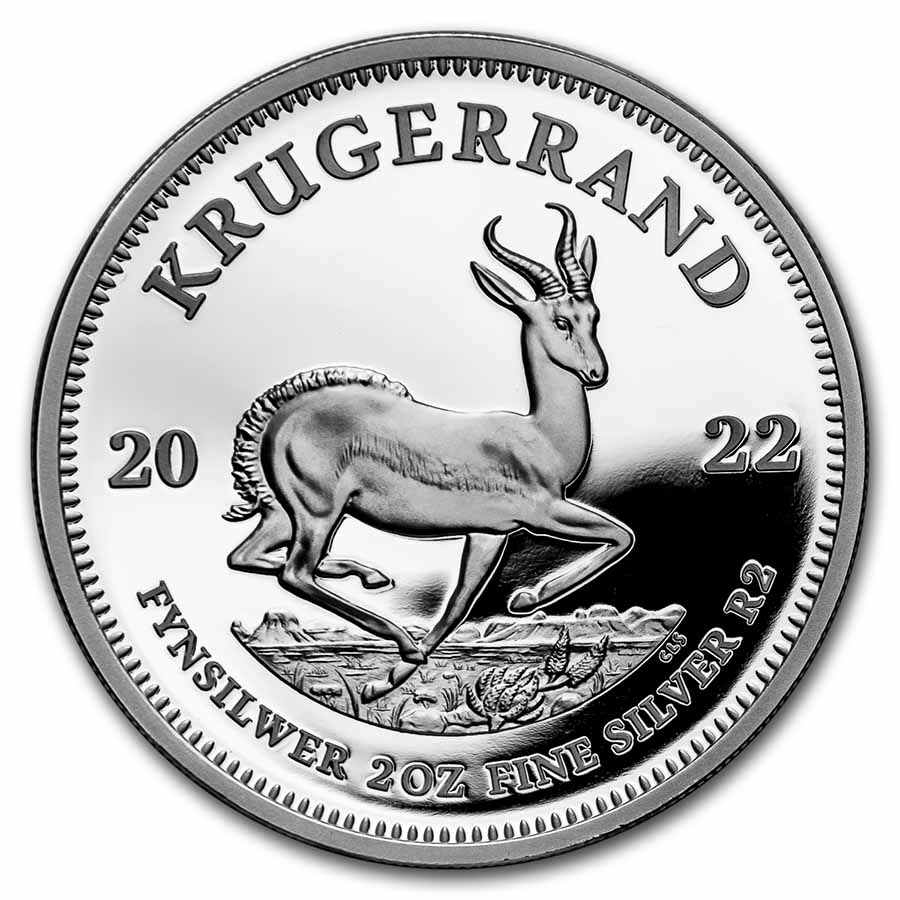 Buy 2022 South Africa 2 oz Silver Krugerrand Proof