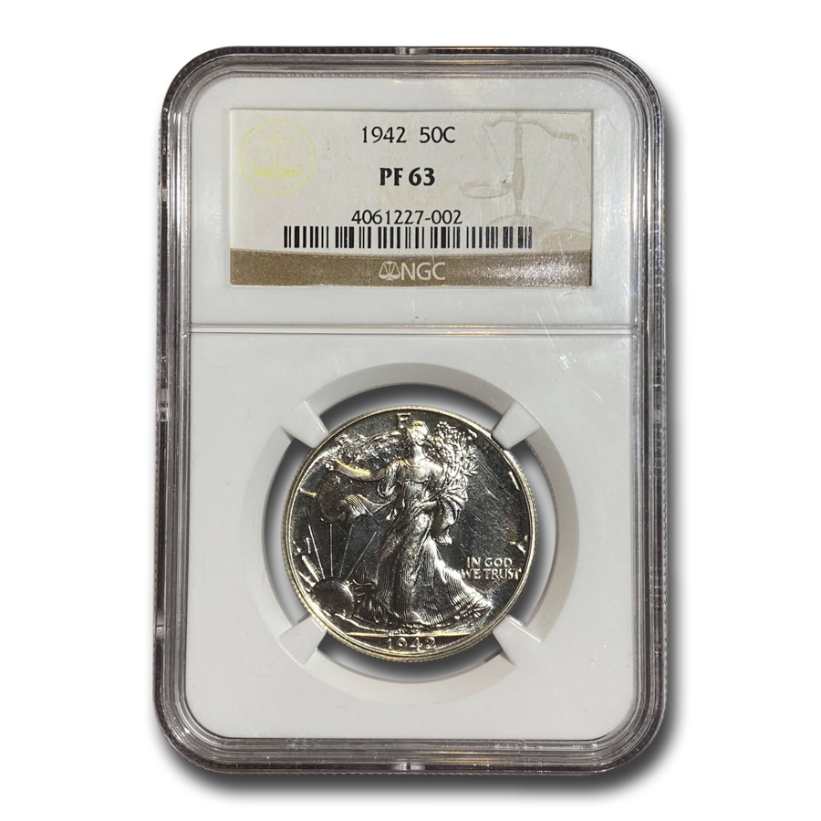 Buy 1942 Walking Liberty Half Dollar PF-63 NGC