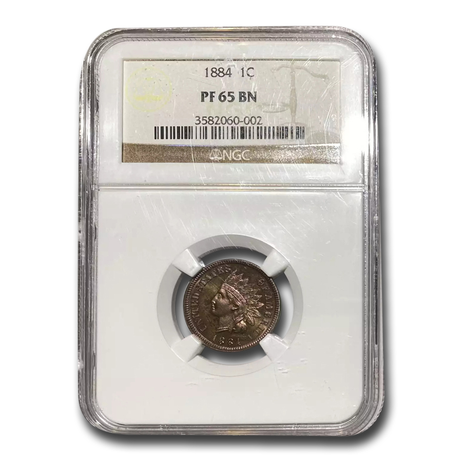 Buy 1884 Indian Head Cent PF-65 NGC (Brown)