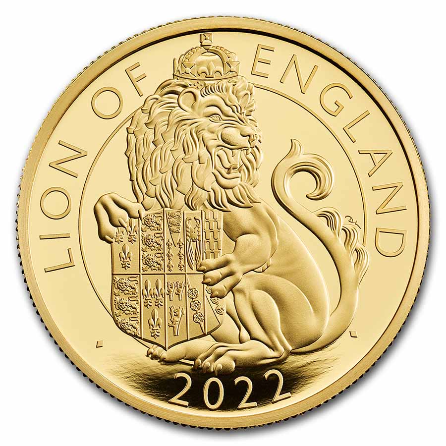 Buy 2022 2 oz Proof Gold Lion of England Coin