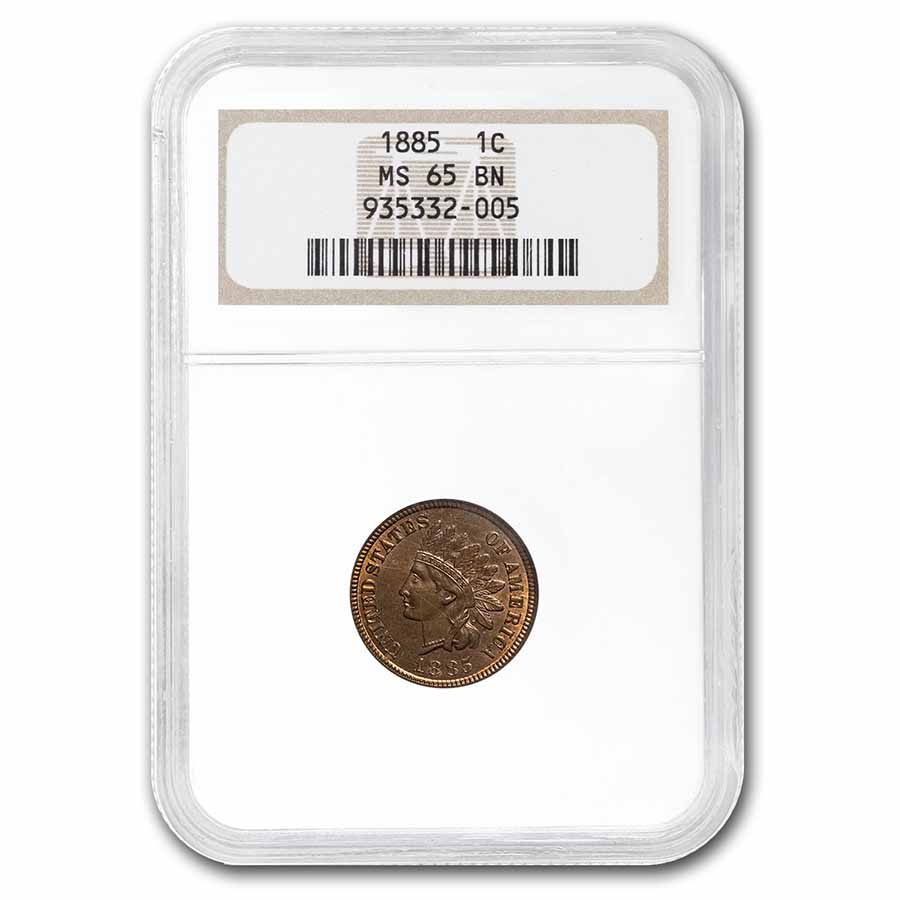 Buy 1885 Indian Head Cent MS-65 NGC (Brown)