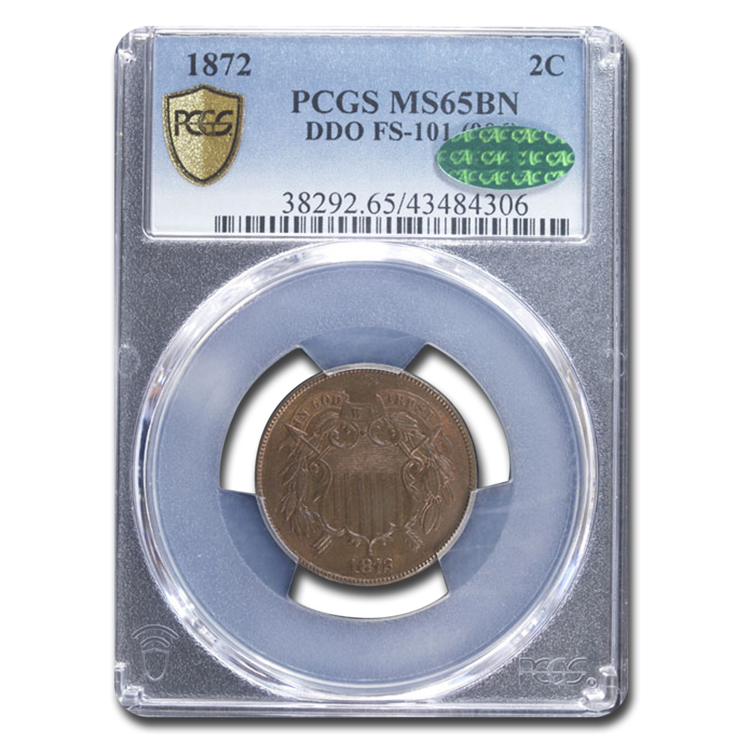 Buy 1872 Two Cent Piece MS-65 NGC (DDO FS-101, BN) - Click Image to Close