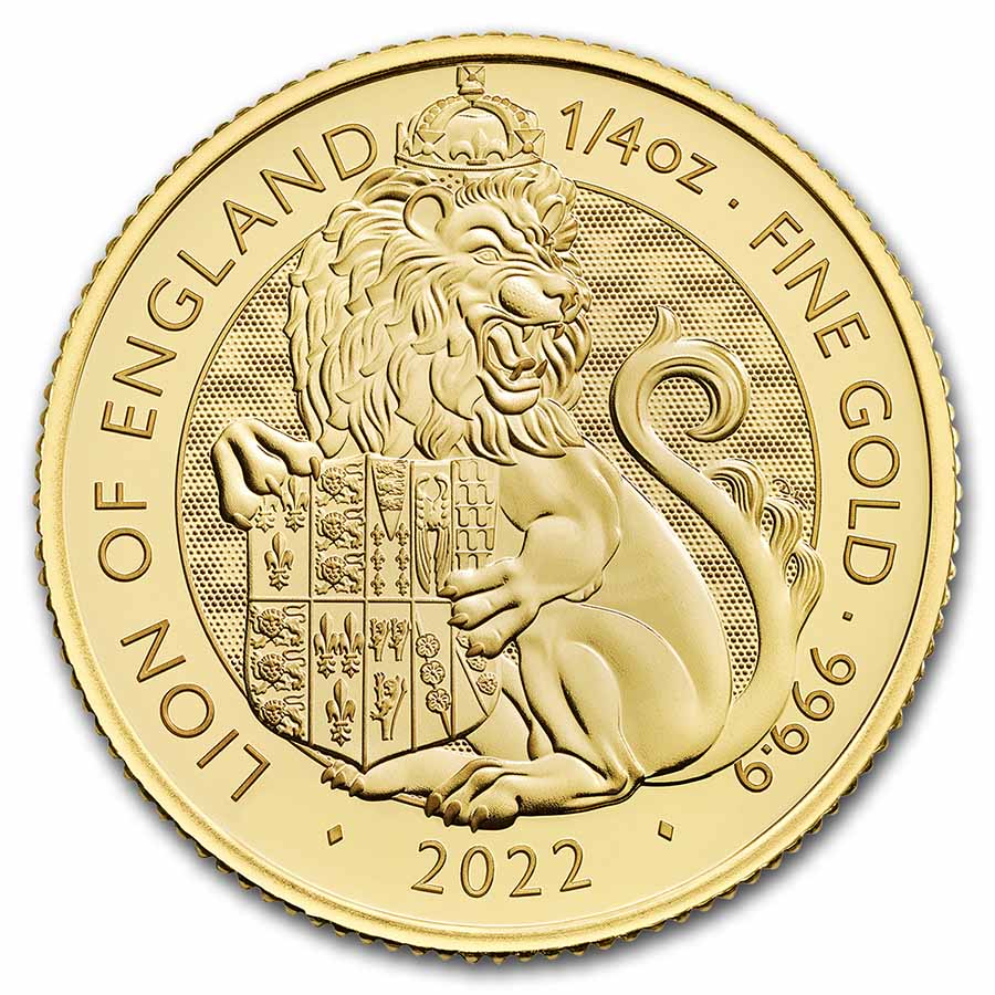 Buy 2022 GB 1/4 oz Gold The Lion of England - Click Image to Close