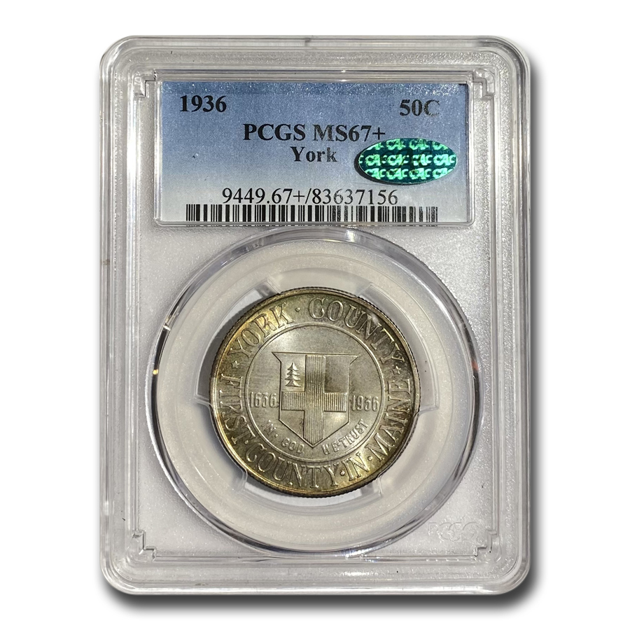 Buy 1936 York County, Maine Tercentenary Half MS-67+ PCGS