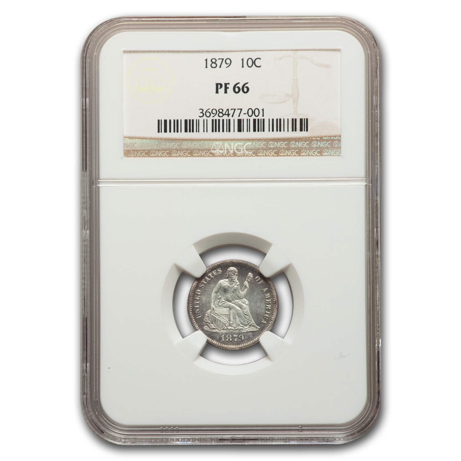 Buy 1879 Liberty Seated Dime PF-66 NGC