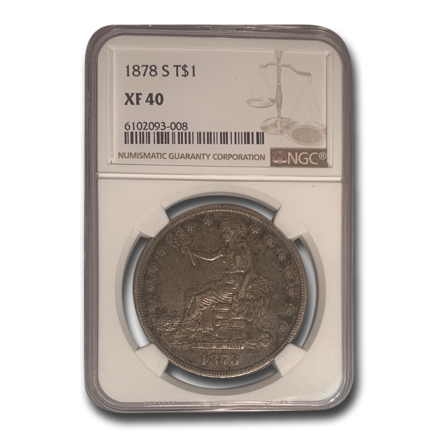 Buy 1878-S Trade Dollar XF-40 NGC