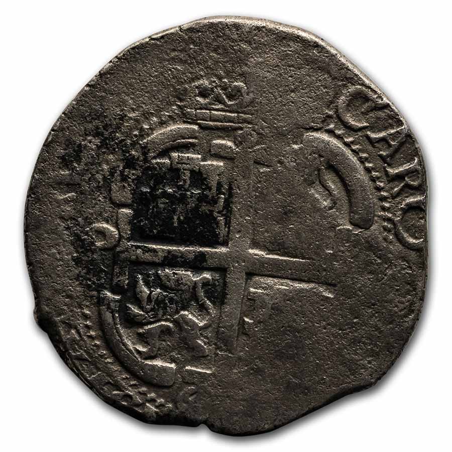 1665-69 Bolivia Silver 8 Reales Cob (HMS Association Shipwreck)