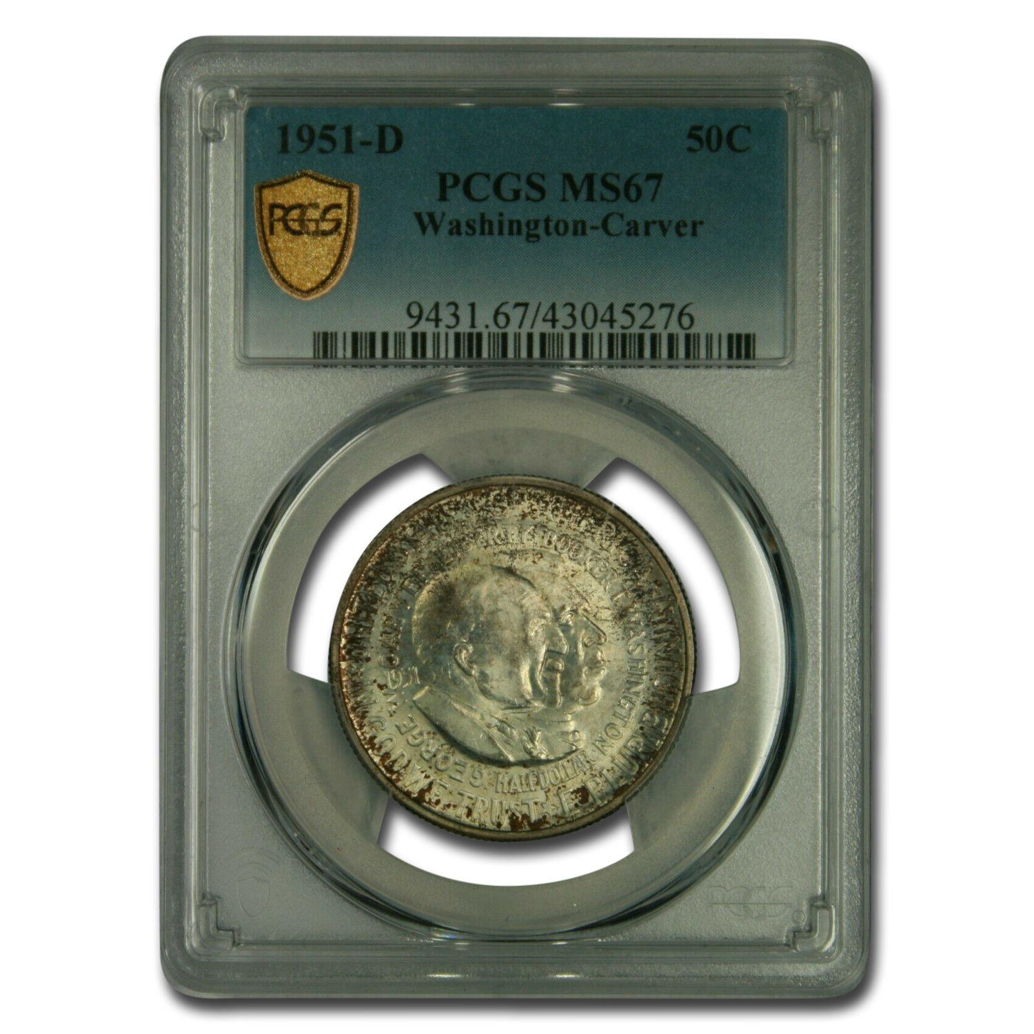 Buy 1951-D Washington Carver Commemorative Half Dollar MS-67 PCGS - Click Image to Close