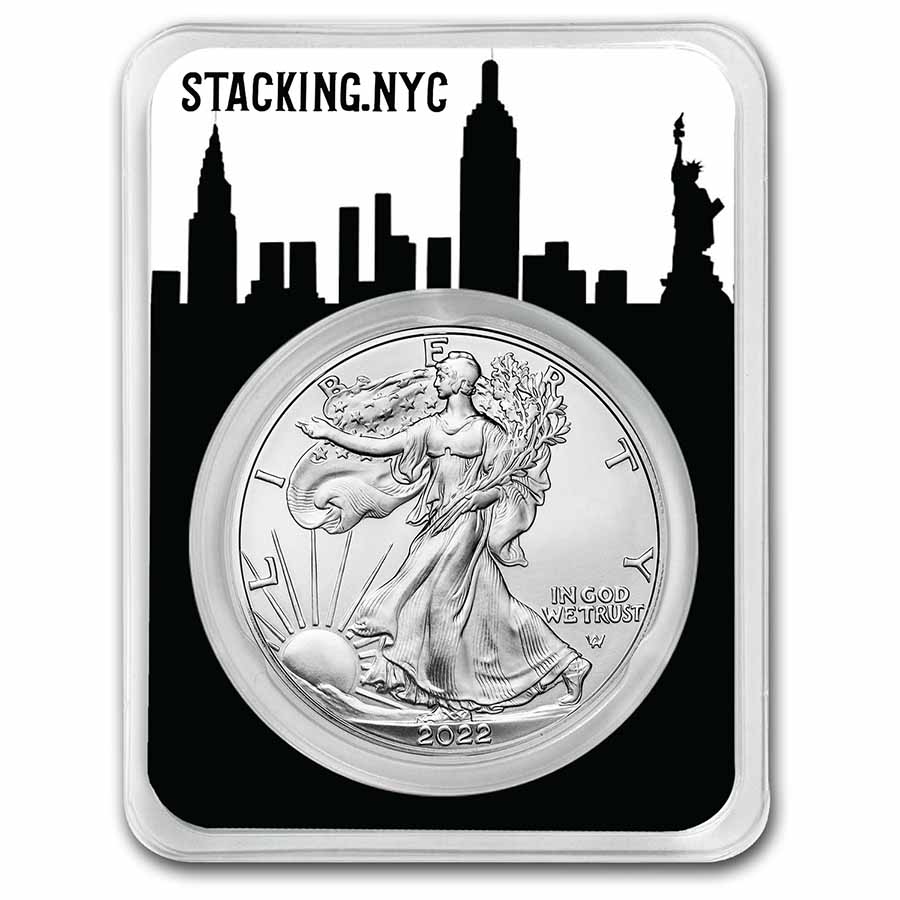 2022 1 oz Silver Eagle - Limited Edition Silver Degenerates TEP