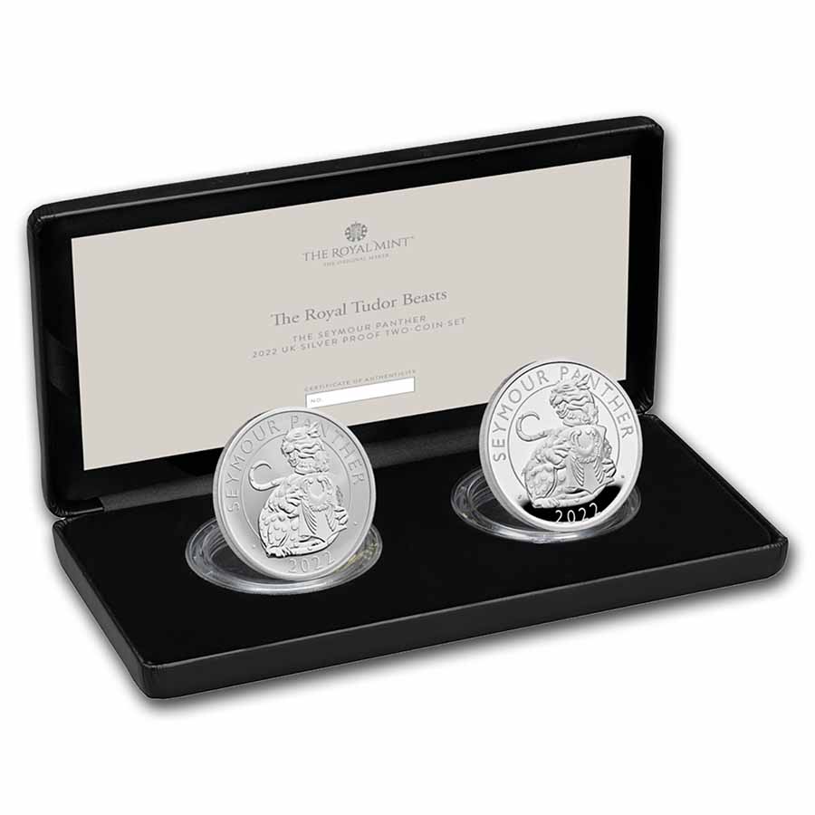 Buy 2022 1 oz Ag Seymour Pan Pf Rev Frost 2-Coin Set