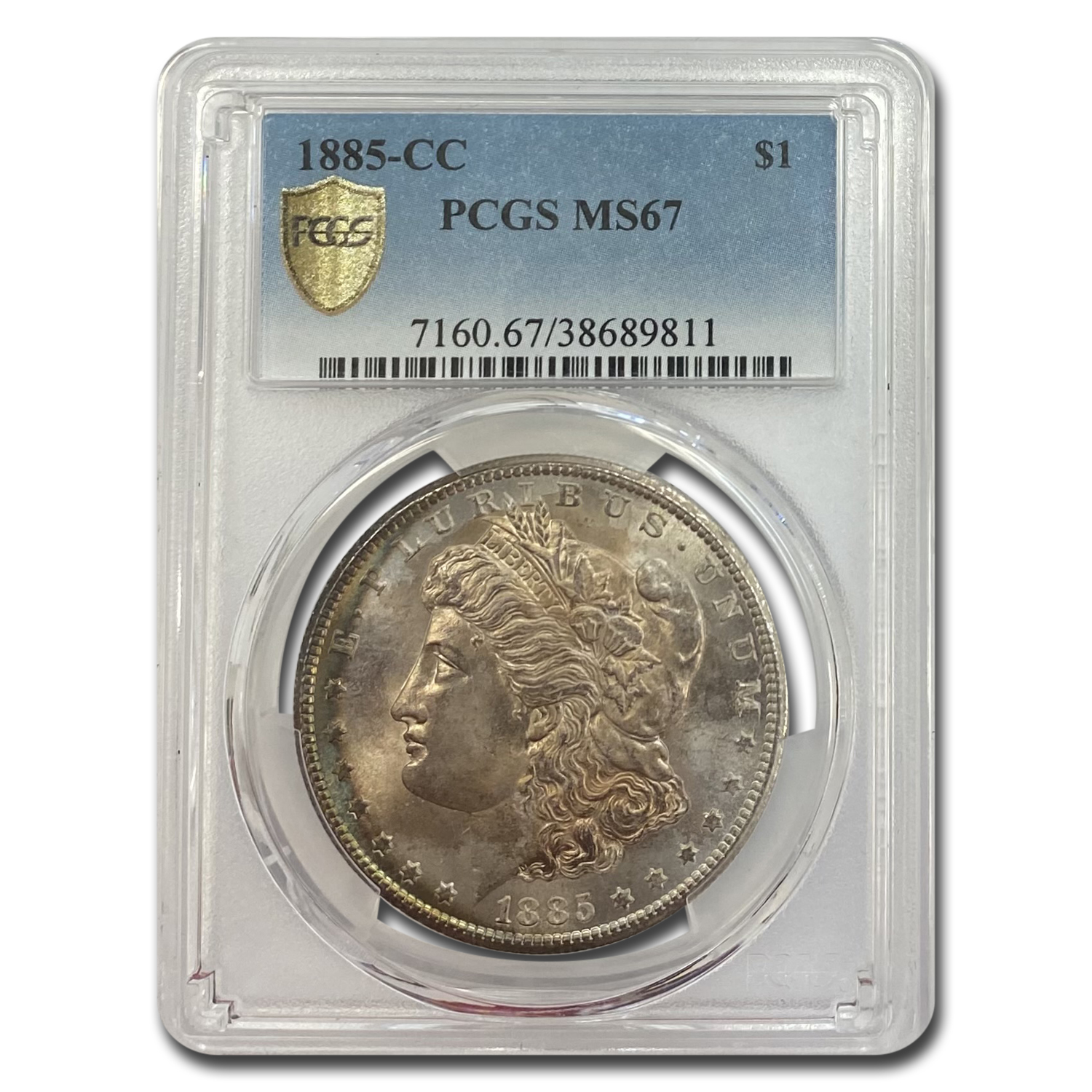 Buy 1885-CC Morgan Dollar MS-67 PCGS (Toned) - Click Image to Close