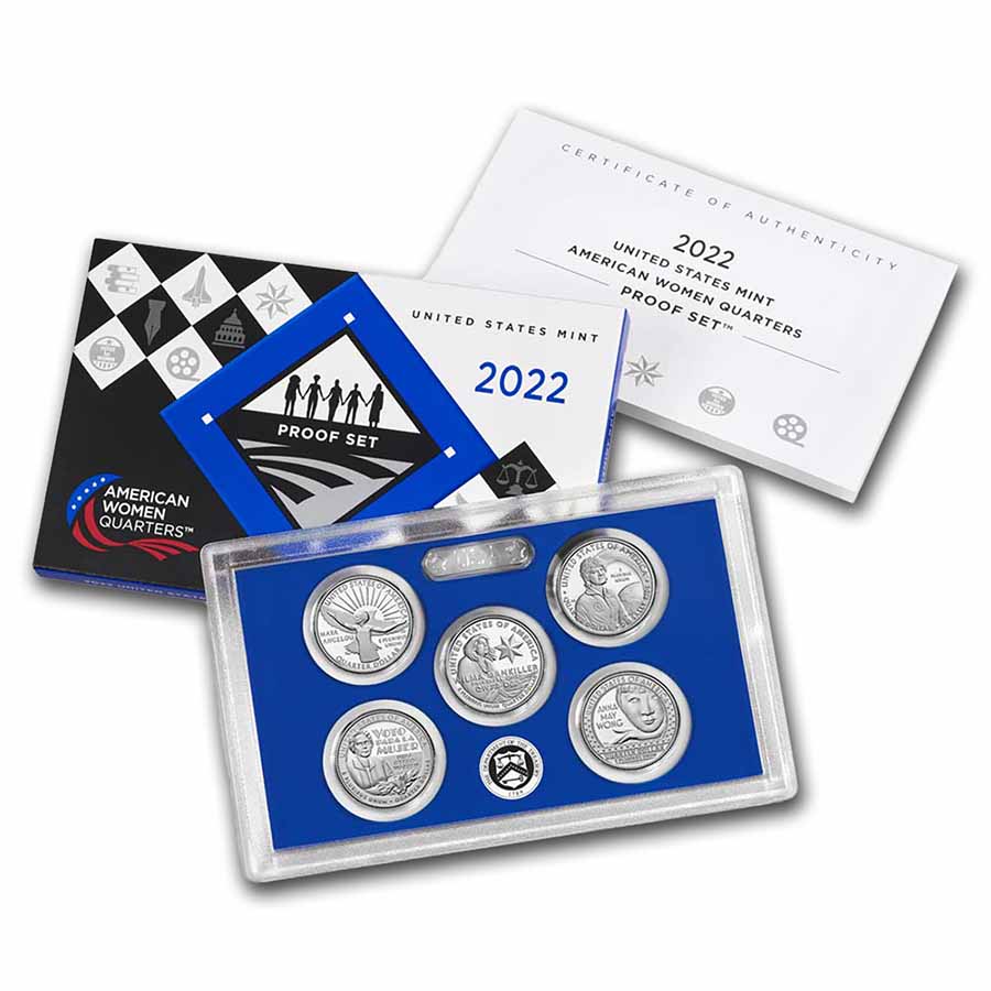 Buy 2022-S American Women Quarters Proof Set