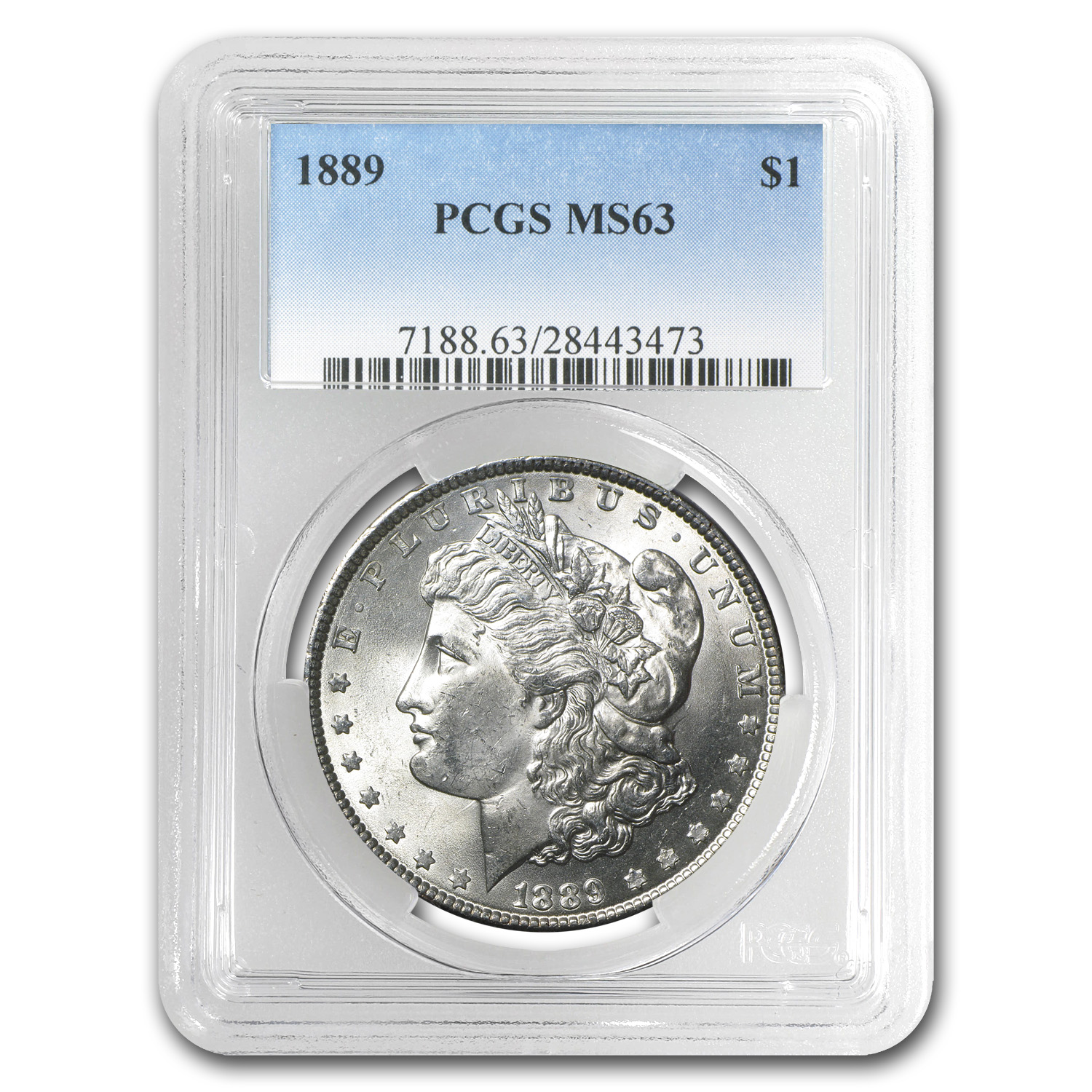 Buy 1889 Morgan Dollar MS-63 PCGS - Click Image to Close