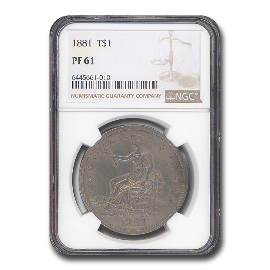 Buy 1881 Trade Dollar PF-61 NGC