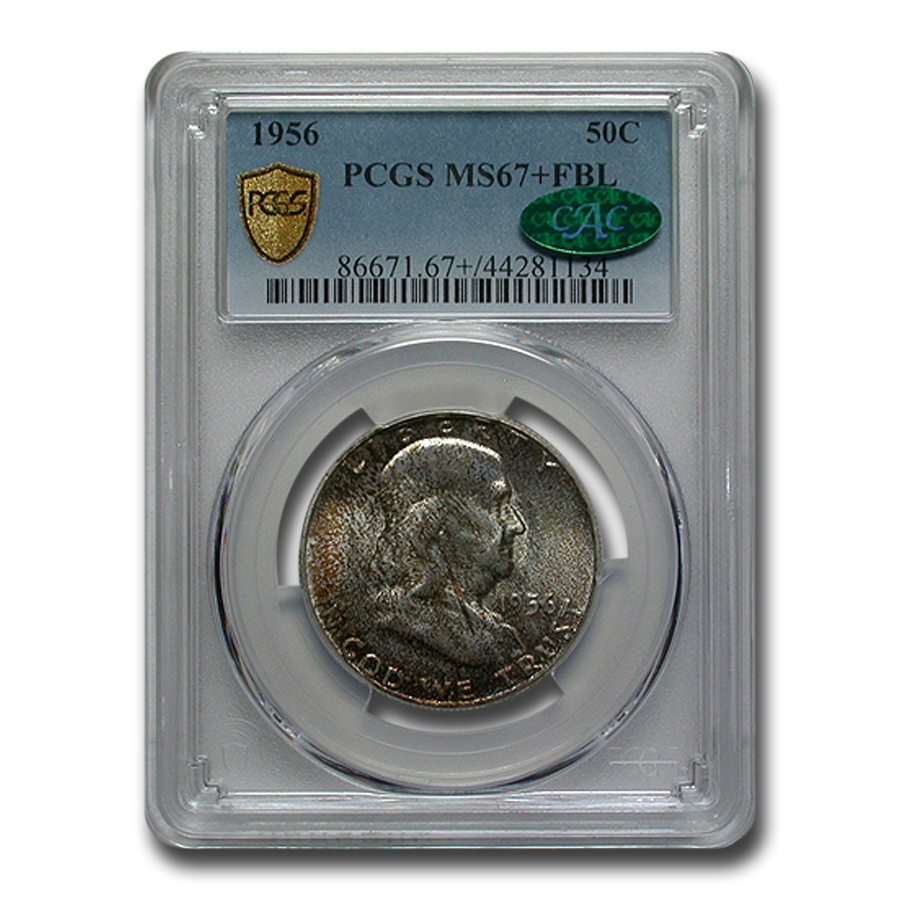 Buy 1956 Franklin Half Dollar MS-67+ PCGS CAC (FBL)