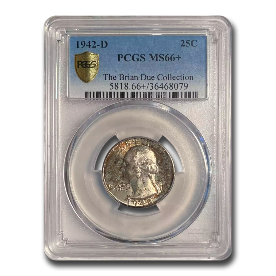 Buy 1942-D Washington Quarter MS-66+ PCGS