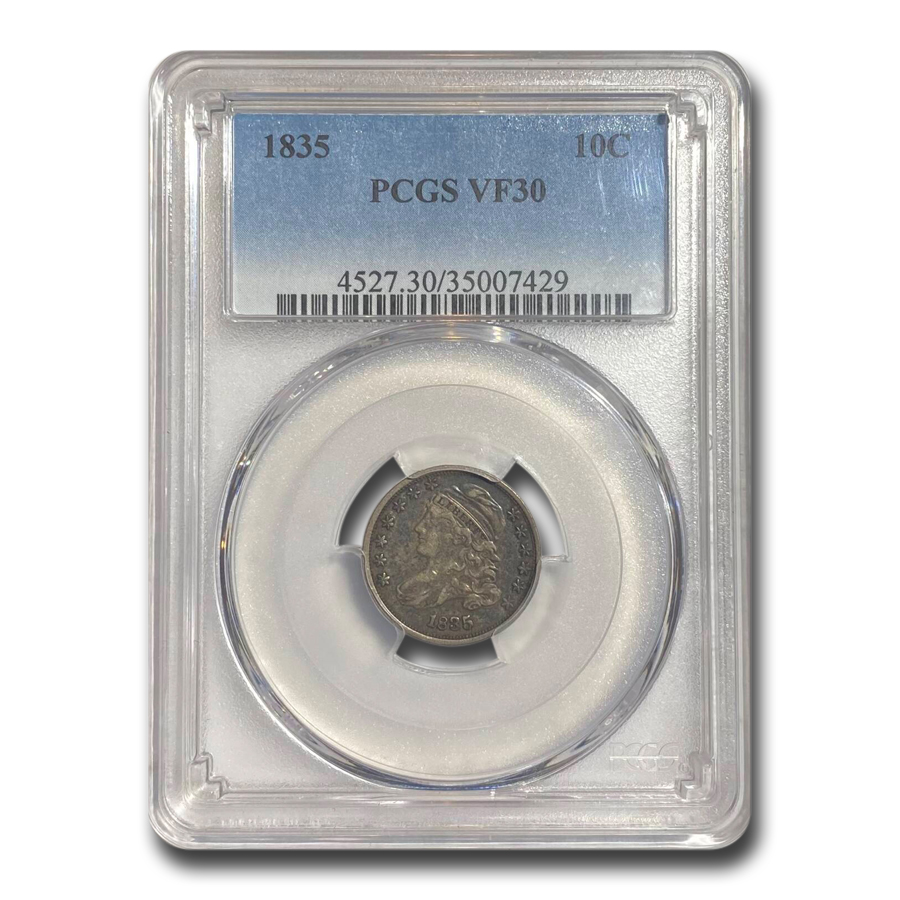 Buy 1835 Capped Bust Dime VF-30 PCGS