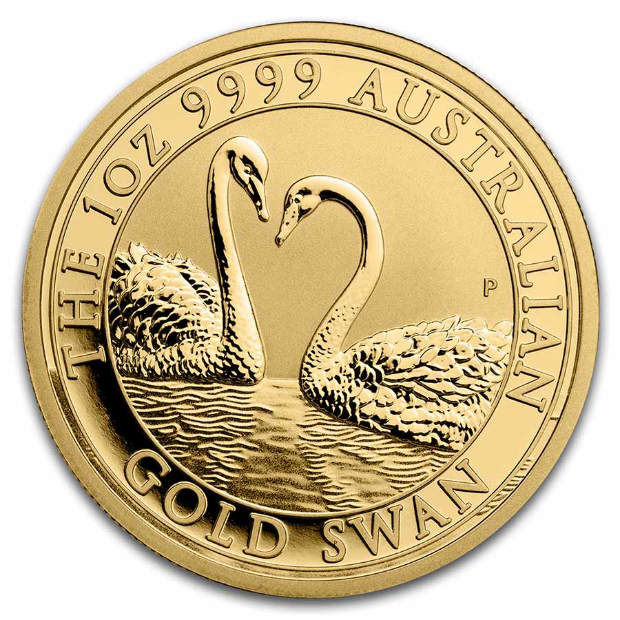 Buy 2022 Australia 1 oz Gold Swan BU