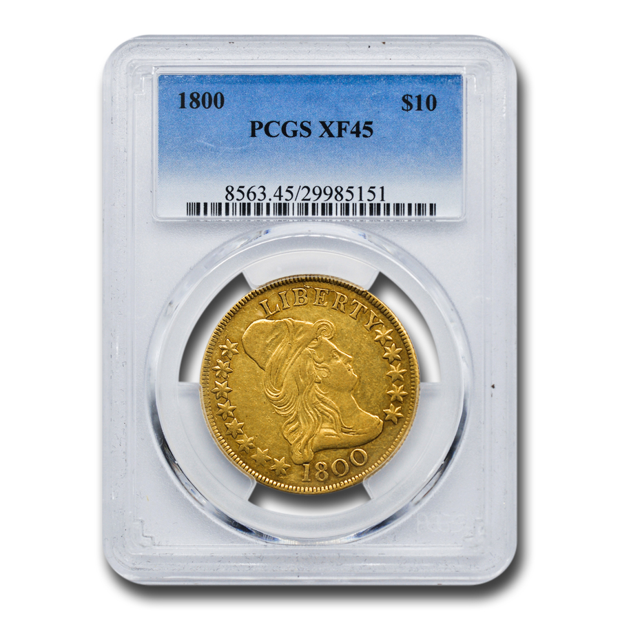 Buy 1800 $10 Draped Bust Gold Eagle XF-45 PCGS