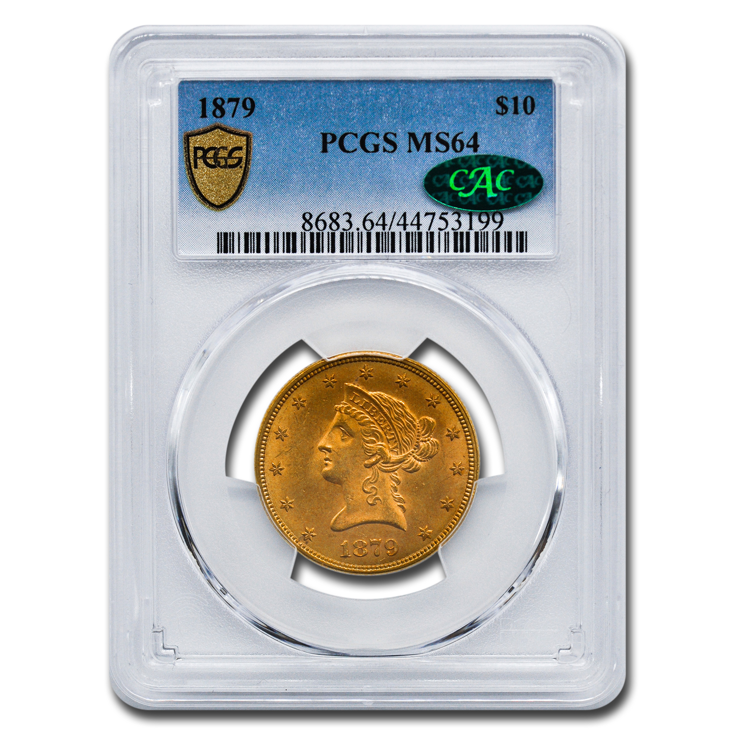 Buy 1879 $10 Liberty Gold Eagle MS-64 PCGS CAC