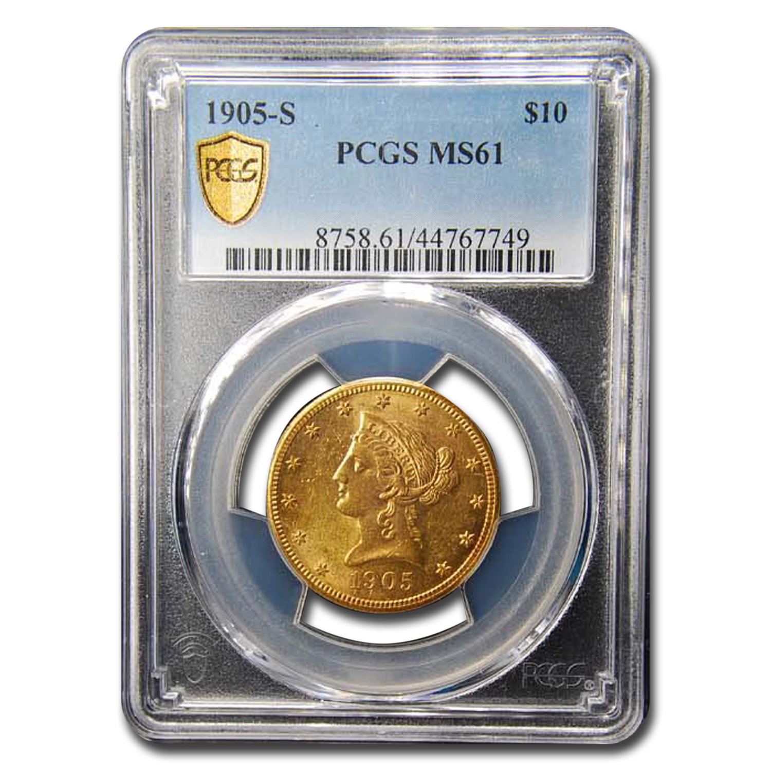 Buy 1905-S $10 Liberty Gold Eagle MS-61 PCGS