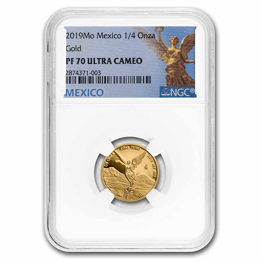 2019 Mexico 1/4 oz Gold Libertad PF-70 NGC