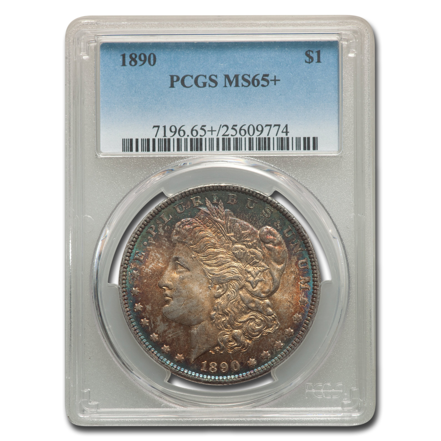 Buy 1890 Morgan Dollar MS-65+ PCGS (Beautiful Toning)