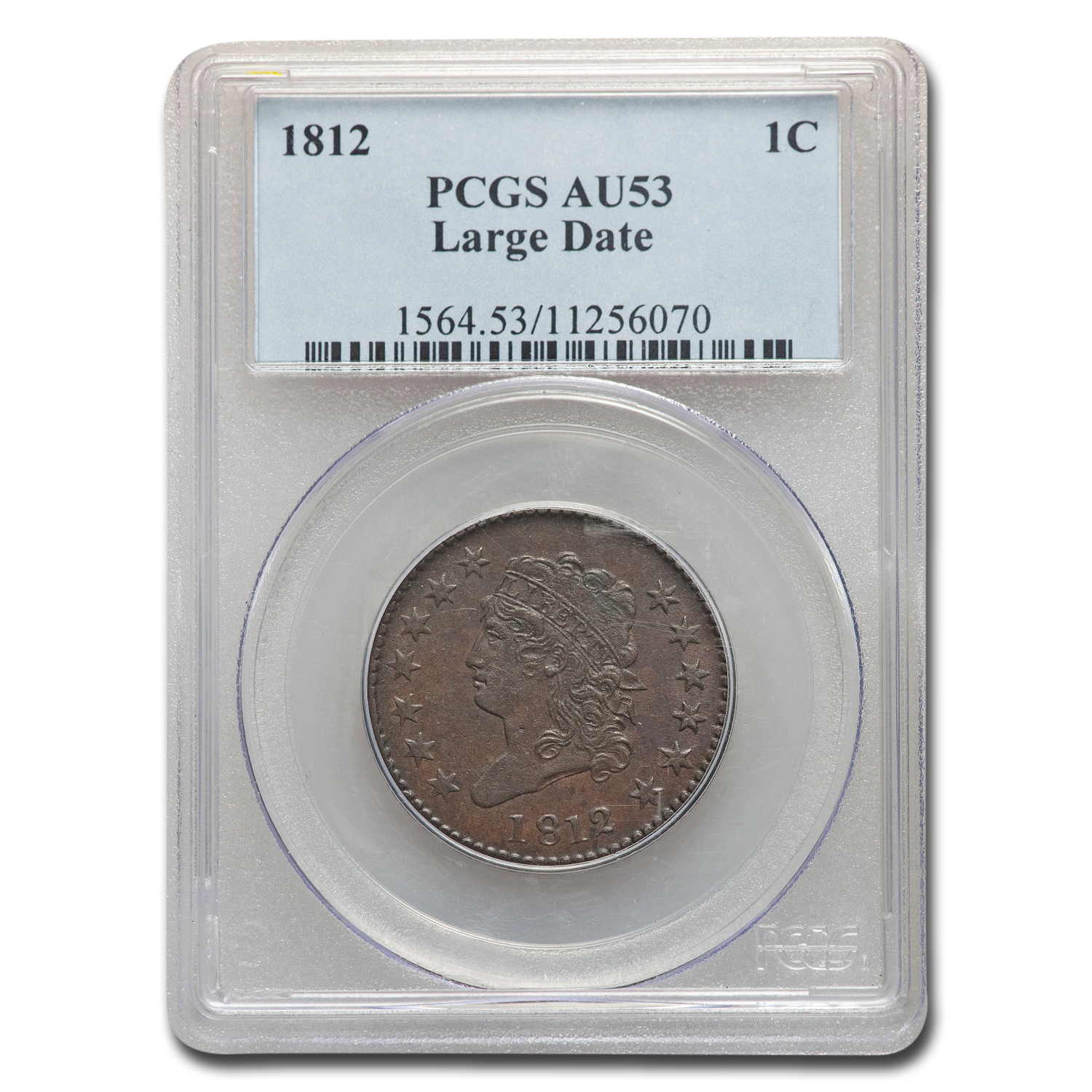 Buy 1812 Large Cent AU-53 PCGS (Large Date)