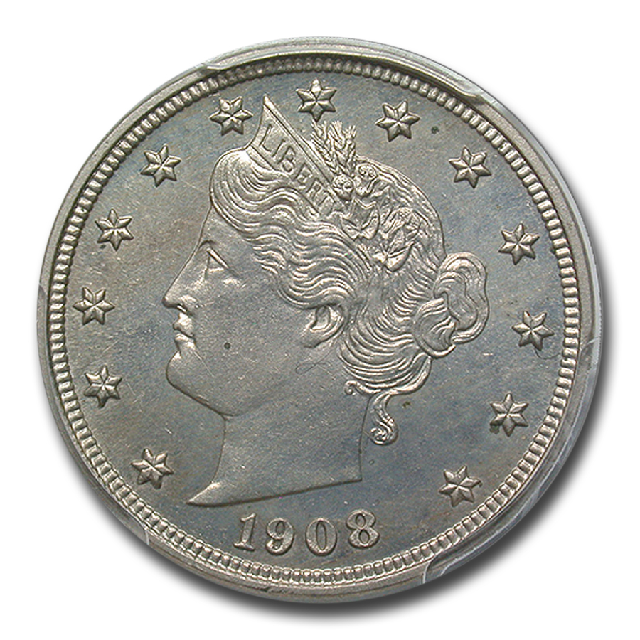 Buy 1908 Liberty Head V Nickel PR-64 PCGS - Click Image to Close