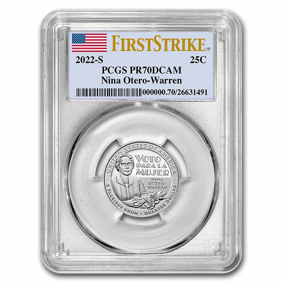 Buy 2022-S Nina Otero-Warren Quarter Proof PR-70 PCGS (FS)