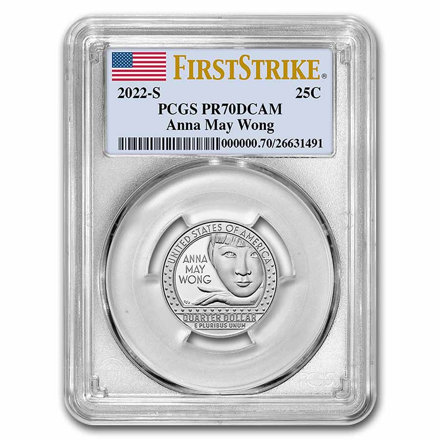 Buy 2022-S Anna May Wong Quarter Proof PR-70 PCGS (FS)