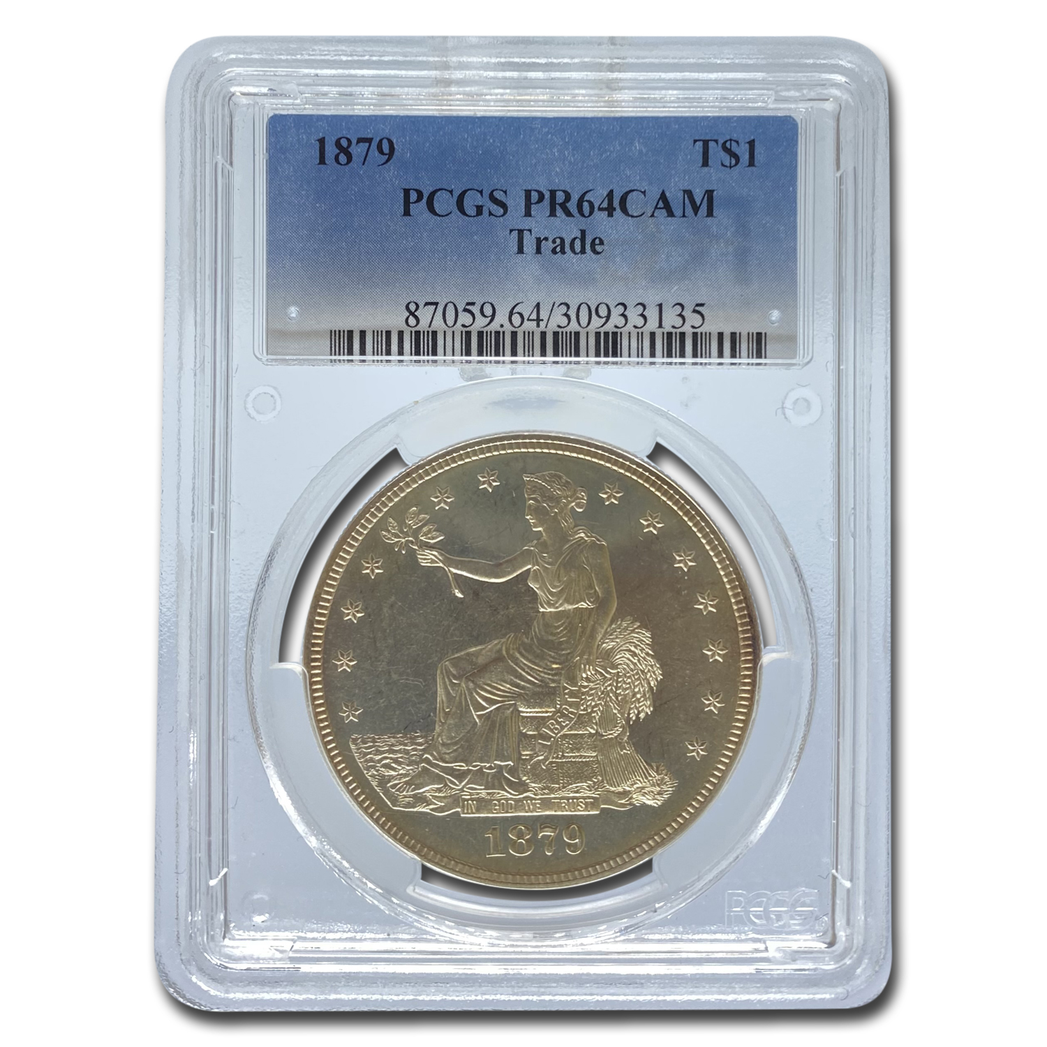 Buy 1879 Trade Dollar PR-64 Cameo PCGS