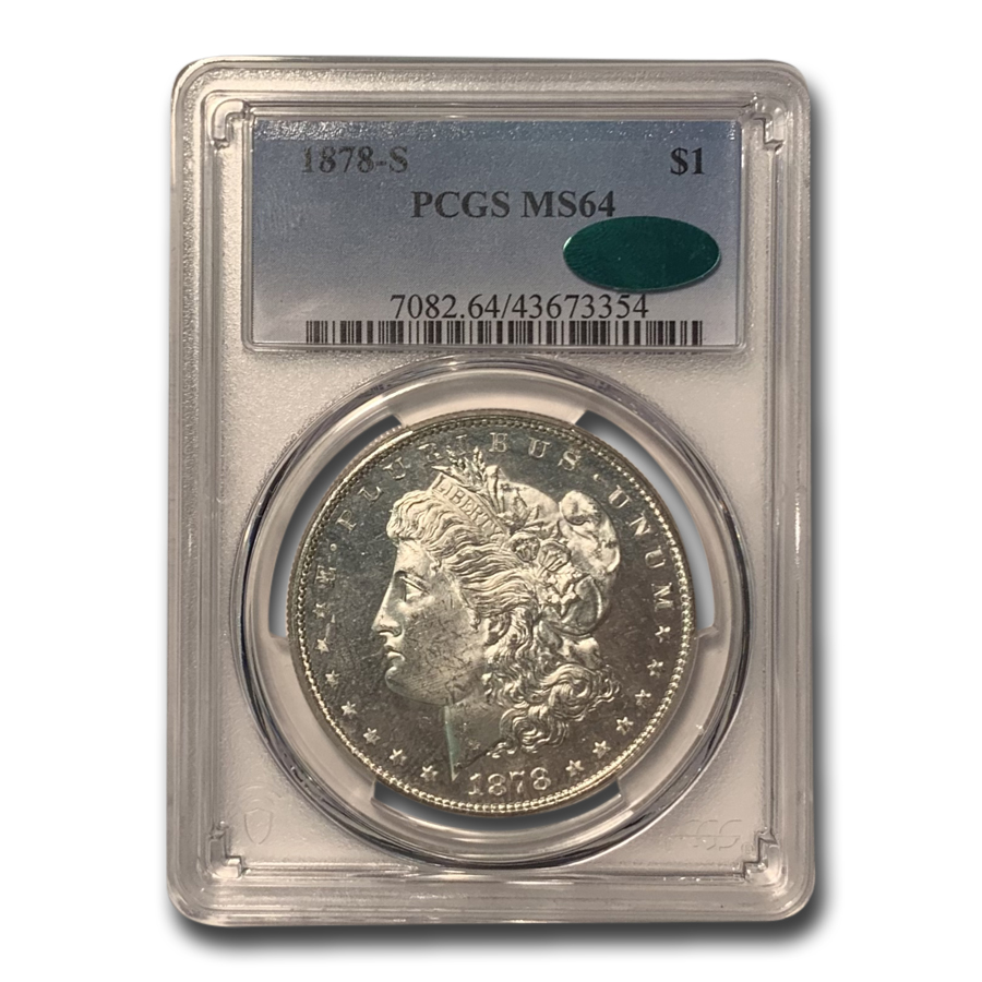 Buy 1878-S Morgan Dollar MS-64 PCGS CAC