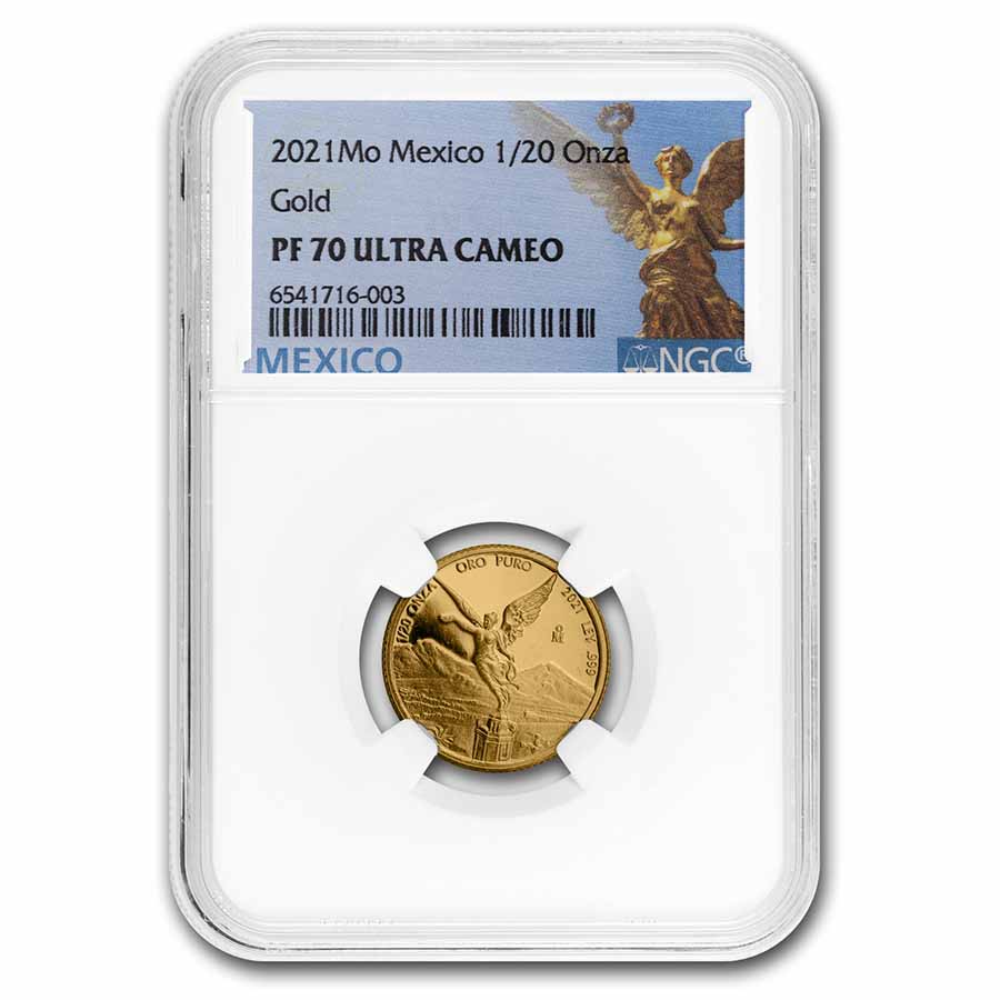 2021 Mexico 1/20 oz Pf Gold Libertad PF-70 NGC