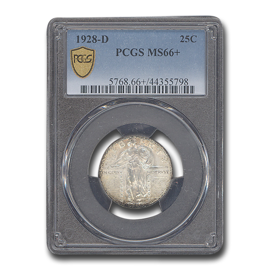 Buy 1928-D Standing Liberty Quarter MS-66+ PCGS