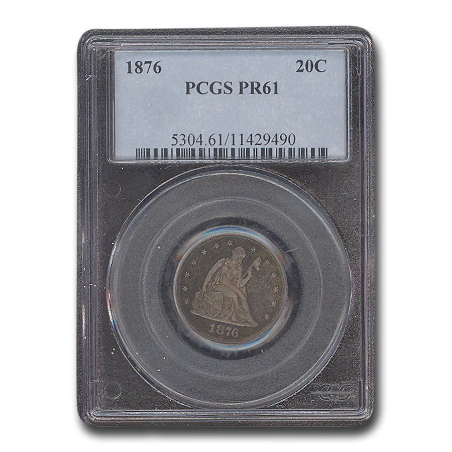 Buy 1876 Twenty Cent Piece PR-61 PCGS