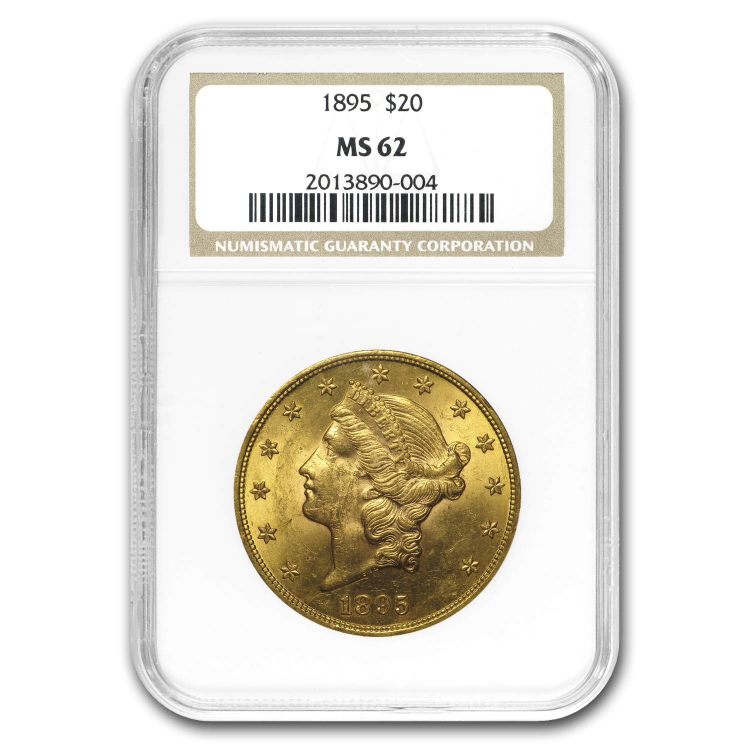Buy 1895 $20 Liberty Gold Double Eagle MS-62 NGC