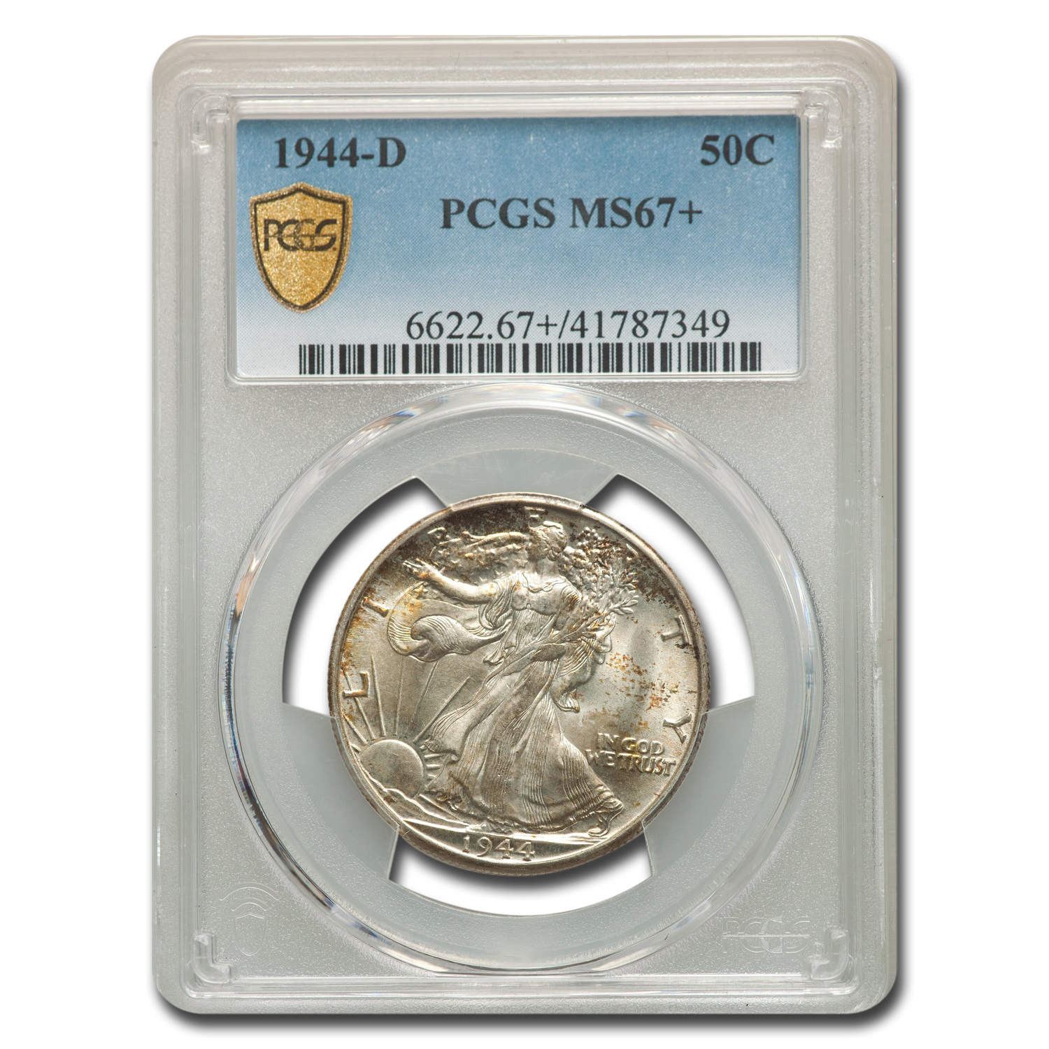 Buy 1944-D Walking Liberty Half Dollar MS-67+ PCGS - Click Image to Close