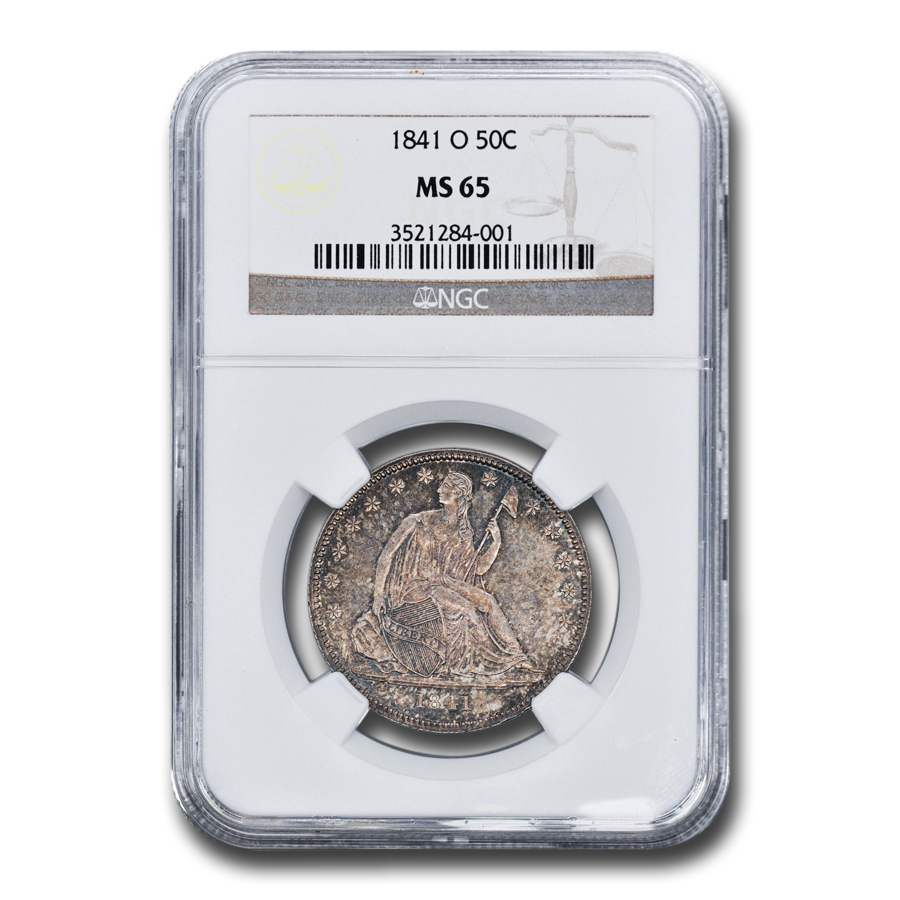 Buy 1841-O Liberty Seated Half Dollar MS-65 NGC