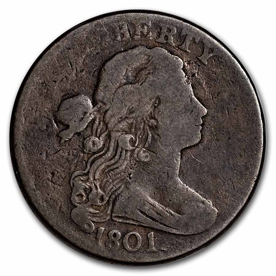 1801 Large Cent 1/000 Good - Click Image to Close